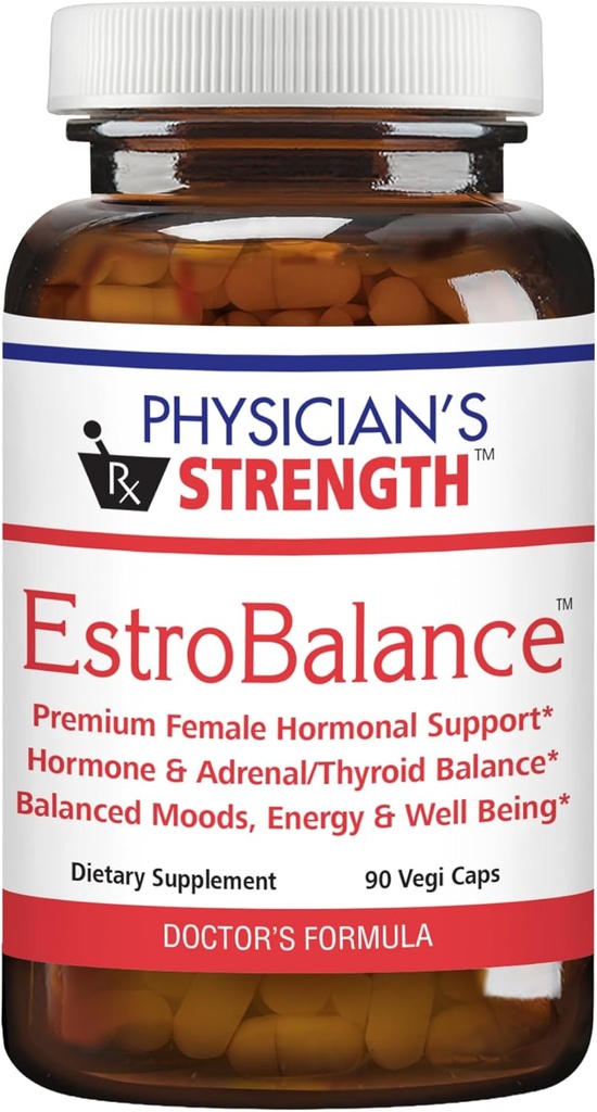 Physician's Strength EstroBalance - 90 Vegi Caps - Hormone System Metabolic Support - 45 Servings