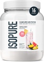 Isopure Polvere di proteine isolate del siero di latte, senza lattosio, senza glutine, aromatizzata naturale, punzona tropicale, 20g Protein Per Serving, 14.1 Oz, 16 Servings (Varina di imballaggio di maggio)