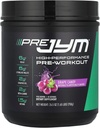JYM Tambahan Pra JYM Grape Candy Pre Workout Powder untuk Pria dan Wanita, BCAAs, Nootropics, Cretine HCI, Citrulline, Beta- Alanine, Betaine, Taurine, Huperzine, 30 Servings