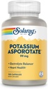 Solay Kalio Asporotate Chelated Addition, Electrolyte Balance & Heart Health Support, 100 Servings, 100 Capsules