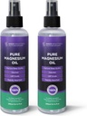 Lavender Magnesium Öl Spray, Magnesium Öl für Füße – Big 10oz, 100% natürlich & Rein, schnelle Absorption für Full-Body Wellness, Muskel, Haar & Haut Gesundheit – USP Grade - 2 Pack