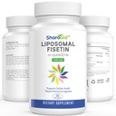 Liposomal Fisetin with Quercetin Supplements 1200 mg per Serving,High Absorption Polyphenols Antioxidants for Women,Men,Non-GMO,Gluten-Free,1 Bottle-60 Softgels