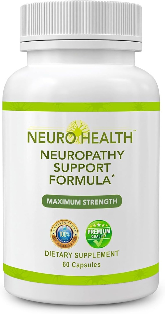 Nerve Support Formula for Neuropathy - Ваш Nerve Savior Supplement з вітамінами B та кислотою Alpha Lipoic - Швидкий поглинання для Nerve Discomfort Relief - 60 капсул