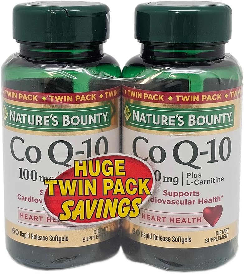 Thiên nhiên là CoQ10 100mg Twin Pack, 60 Count, 2 Pack