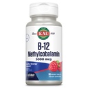 KAL Vitamin B12 Methylcobalamin 5000mcg, Healthy Energy, Metabolism, Nerve & Red Blood Cell Support,* Fast Dissolve ActivMelts, Optimal Absorption, Natural Raspberry Flavor, 90 Servings, 90 Micro Tabs | Cellular Energy, Metabolism, Nerve & Red Blood Cell Support, Methylcobalamin B12, 90 Servings, Vegetarian & Lab Verified