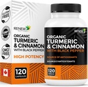 Renew Actives Organic Turmeric 474MG & Scorțișoară 50MG per 2 capsule 