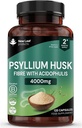 Syylium Husk Capsules Entriched with Protogens Feber Supplement Supplement Supperition high Absorfesss มีส่วนร่วมต่อ Guts and digestive from Plango Ovata Seeds, Ispagula Husk, Gluten-freesed in UK
