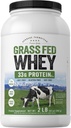 Carlyle Grass Fed Whey Protein Powder Building 124; 2lb Building 124; 33g Protein Per Serving Building 124; Unflavored Building 124; Sugar and Hormone Free Building 124; Non- GMO and Gluten Free Supplement Building 124; by Herbage Farmstead