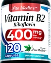 FITO MEDIC 'S Lab ® 124; Vitaminas b2, 124; 120 kapsulių, 124; 400 mg, 124; riboflavinas 400mg, 124; b2 vitaminas 400mg, 124; b2, 124; riboflavinas, 124; ultra didelė absorbcija.