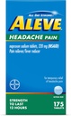 Aleve Headache 疼痛 解热药片 Naproxen Sodium,用于头痛,成人疼痛药,头痛止痛药,175个