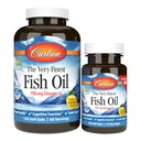 Carlson - The Very Finest Fish Oil, 700 mg Omega-3s, Norwegian, Sustainably Sourced, Lemon, 150 Count