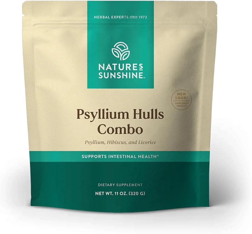 Nature's Sunshine Psyllium Hulls Combinación 11 Oz