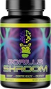 Chương trình hỗ trợ cho bộ óc Gorilla Mind Shroom Nootropic Mushroom (6700mg) - 270 Capsules/Incudes Lions Mane, Cordycops, Reishi, Maitake/Itake/Imune Modulation, tăng hàm hàm Cognitive