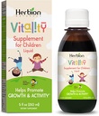 HERBION Natural Vitalidade Suplemento para nenos, promove o crecemento e apetito, aliviar o cansazo, mellorar o rendemento mental e físico, para nenos 1 ano e superior, 5 Fl Oz (Pack of 1)