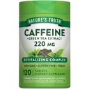 Nature's Truth Caffeine Pills | 220mg | 120 Count | With Green Tea Extract | Vegan, Non-GMO & Gluten Free Supplement