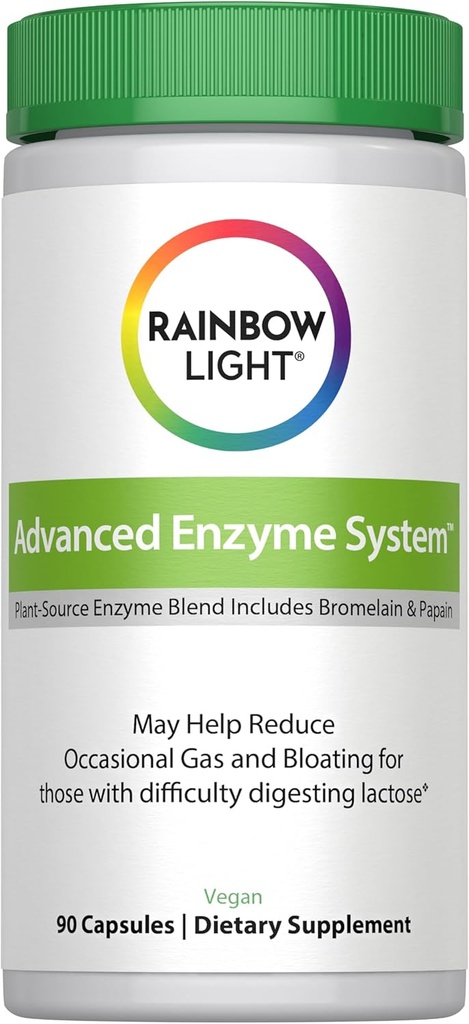 Rainbow Light Advanced Enzyme System Kapsułki, 90