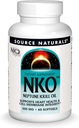 Source Naturals NKO Neptune Krill Oil, soutient la santé cardiaque et l'intégrité de la membrane cellulaire* 500 Mg - 60 Softgels