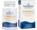 Nordic Naturals A + Carotenoids, Unflavored - 30 Soft Gels - Lycopen & Astaxanthin - Støtter hud, cellulær helse - Non-GMO - 30 Services