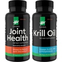 Daiwa Joint and Krill Oil Supplement Pack - Omega 3 Krill Oil Capsules with Herbal Blend, 2-in-1 Formula