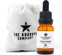 The Goodbye Company Organic Hemorrhoid Relief Serum - Natural Witch Hazel Treatment for Pain, Itch & Swelling - Internal External Soothing Formula - Vegan, USA Made, 15mL