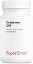 Supersmart - Co- Edyme Q10 (CQ10) 90mmg per dia - Ubiquinol suplementari amb Tocopherols i Vitaindent E- GGMO i Guten Free - 60gelis