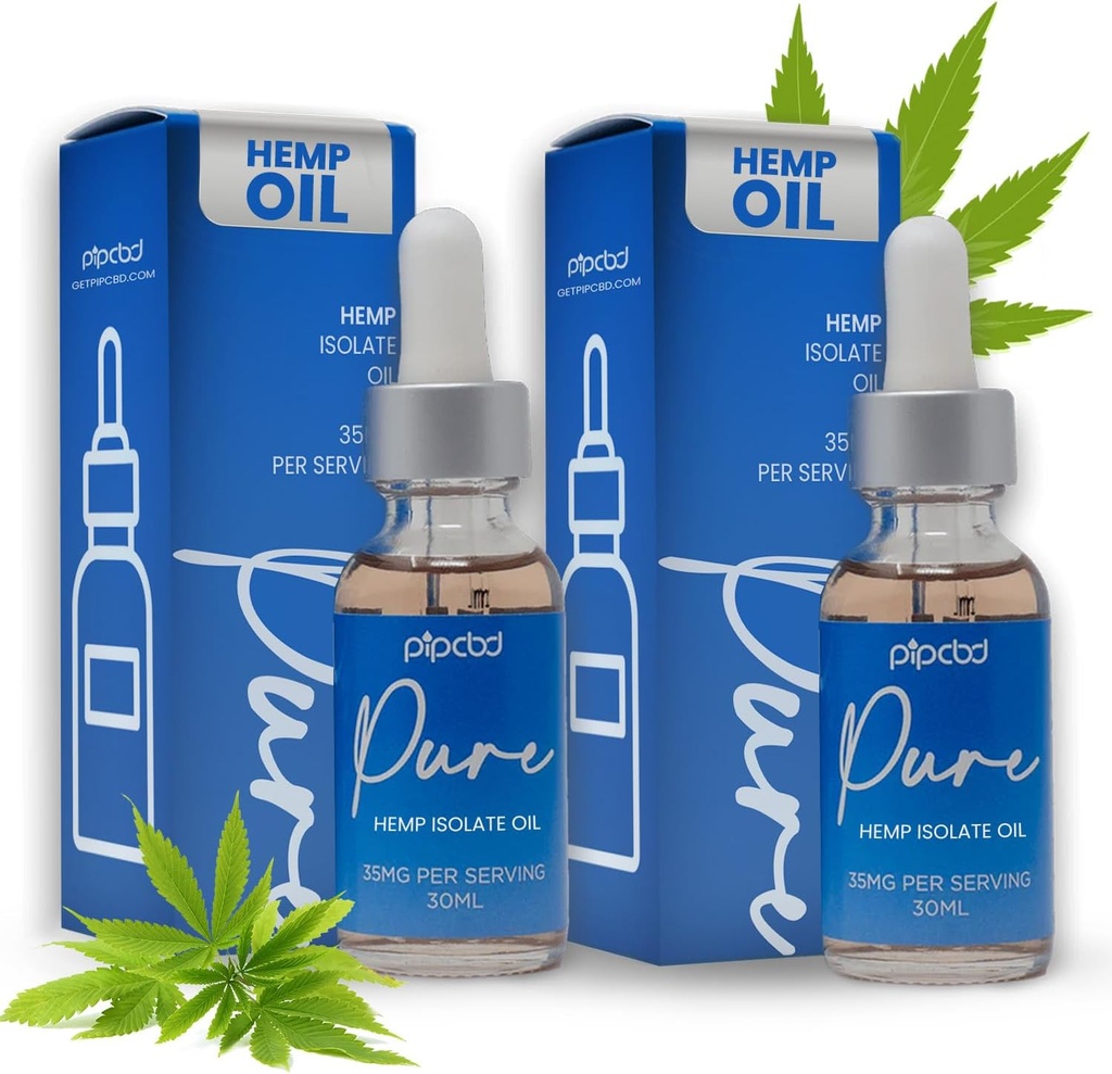 Pure Hemp Isolate O il – Organic Hemp Oil with Coconut Oil for Daily Wellness Support – Vegan, Gluten-Free, Lab-Tested Formula