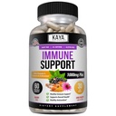 Kaya Naturals Elderberry Immune Support, Elderberry with Zinc and Vitamin C for Adults Vitamins, Probiotics & Turmeric 1000mg Immune System Booster Sambucus Capsules - 60 Count