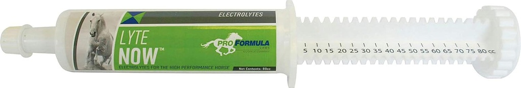 Uckele Lyte Now Syringe for Horses - Pasta electrónica de espectro completo para cabalos - repulsión de fluído mineral equino - 3 doses - 80 CC