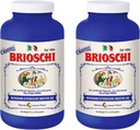 Brioschi Italian Fafvorred Effervesent Heartburn, Upet Stomach, Adid Indinestion, 8.5 Oz ขวด (Pack of 2)