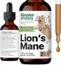 Forever Puppy Lions Mane Mushroom Supplemento per cani - Brain & Focus Support - Liquid Lion's Mane Mushroom for Dogs - Canine Vitamins and Supplements - Sugar & Alcohol-Free Drops - 2 fl oz