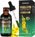 Lungs - Lung Cleanse - 잎 추출물 - 초본 보충 교재 - 면역 지원, 해독 및 호흡 지원을위한 강력한 Mullein - 2 fl oz