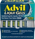 Advil Liqui-Gels 止痛药和减热药,治疗头痛、背痛、月经疼痛和联合止痛的成年人200毫克的止痛药 -- -- 50x2 液体填充盖
