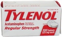 Tylenol Reg Strngth 100'S Größe 100ct Tylenol 325 Mg Regelmäßige Stärke Schmerzlinderung