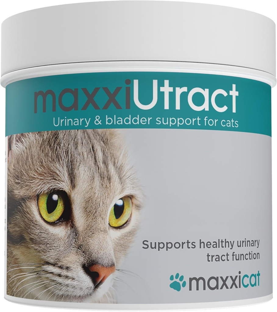 maxxipaws maxxiUtract Podpora moču a močového mechúra - prášok doplnok pre mačky, 3.2oz