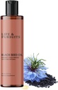 Life & Pursuitets Organic Black Seed Oil (Kalonji) - 100% Pure, Natural, Cold Passed Measures 124; Natural Source of Thymoquinone & Omega 3 6 9 Measures 124; Antioxidant for immunforsvar, Hår & Hud (6.8 Fl Oz)