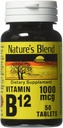 Naturens Blend Vitamin B12 tabletter, 1000 mcg, 50 flikar
