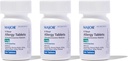 MAJOR 4 Mg Alergia Tabletak - Kloropheniramine Maleate 4-Hour Alergia Medikuntza - Antihistamine Sneezing, Itchy begi urtsuak, Itchy Throat eta Runny Nose - 100 Count (3 Pack)