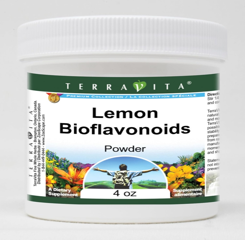 Terravita Lemon Bioflavonoides Pó (4 onças, ZIN: 521776)