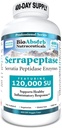 BioAbsorb Serrapeptase gehigarria 120000 SPU, Potency altua, atzeratua