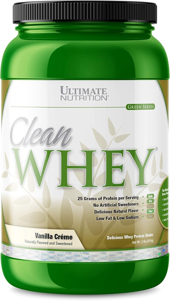 Ultimate Nutrition Clean Whey Protein Blend, Vanilla Crème