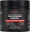 MEN'S PeakPerformance - Testosterone Booster Supplement for Men - Boost Stamina, Muscle Growth, Energy,Strength, Endurance & Drive - Ashwagandha, Tribulus, L-Arginine, Tongkat Ali-90 Capsules