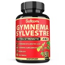 Satoomi Pure Gymnema Sylvestre Capsules Extract - 90 Capsules for 3-Month - Combined with Neem Leaf, Holy Basil & Turmeric Curcumin Root