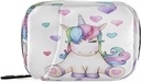 Fantasy Animal Unicorn Pill Box 7 Day Pill Case Travel Pill 주최자 가방 지퍼 Portable Weekly Case Compact Size for Vitamin Supplement Holder