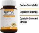 Peptiva Daily Protogenia, 25 พันล้าน CFU, Sultiple-Strain Protogens, Lactabobas acidiopholus, Bifididoactium, Digestive Supplement - 30 เคานท์