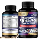 Cadane Resveratrol Supplement - 10in1 Plus with Quercetin, Berberine, Green Tea, Grape Seed, Hawthorn Berry, Turmeric, Rhodiola Rosea, Ginkgo Biloba, and Black Pepper - 60 Capsules