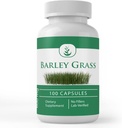 纯原始成份 Barley Grass, (100 Capsules) 永远纯净, 无添加剂或填充器, 实验室验证