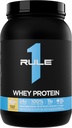 Regla 1 Whey Protein 24g ràpid Actroping Protein de totes les fonts d'Obuy, amb obvies Ocuring EAAs & BCAAs per a Recobery o Wick (2 lliura*, Banana Ceème)