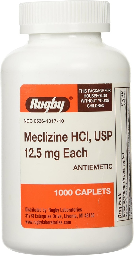 MECLIZINE TABS 12,5 MG OTC * RUG mérete: 1000