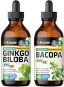 BIO KRAUTER Bacopa Tincture 4 Fl. Oz. + 金戈·比洛巴 Tincture 4 Fl. Oz.